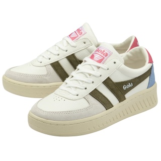 Gola Sneaker Grandslam Trident 2024 biały/khaki/różowy damski