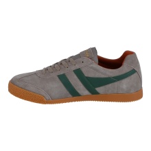 Gola Sneaker Harrier Suede-Leder 2024 jasnoszary/ciemnozielony/pomarańczowy męski