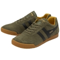 Gola Sneaker Harrier Suede-Leder 2024 khakigrün/czarny/żółty Mężczyźni