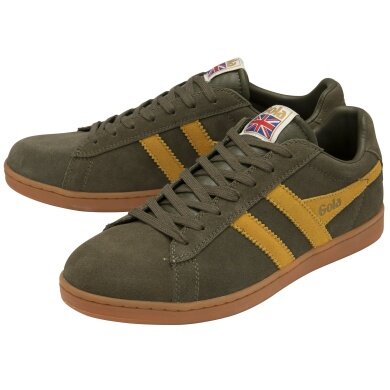 Gola Sneaker Equipe Suede-Leder 2024 khakowy/żółty męski