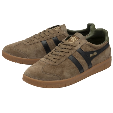 Sneaker Gola Hurricane Suede 2024 tobakowy brąz/czarny/khaki męski