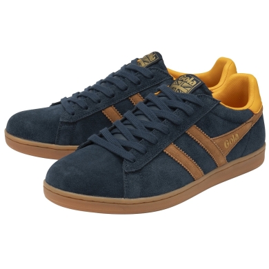 Gola Sneaker Equipe II Suede-Leder 2024 granatowy/brązowy/żółty męski