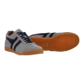 Gola Sneaker Harrier Suede-Leder Knightsbridge - Wyprodukowano w Anglii - jasnoszary/granatowy Mężczyźni