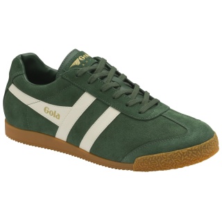 Gola Sneaker Harrier Suede-Leder zielony/biały męski