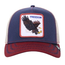 Czapka Goorin Basecap The Freedom Eagle niebiesko/beżowa - 1 sztuka