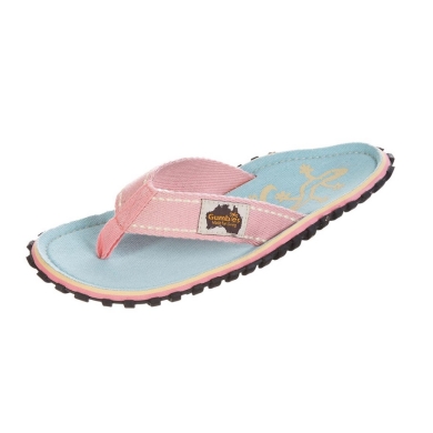 Gumbies Klapki Original Flip Flops niebiesko/różowe damskie