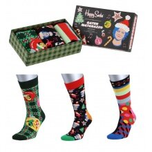 Happy Socks Skarpetki codzienne Crew Seize the Season Zestaw prezentowy 3 szt.