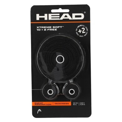 Head Overgrip Xtreme Soft 0.5mm czarny 12 szt.