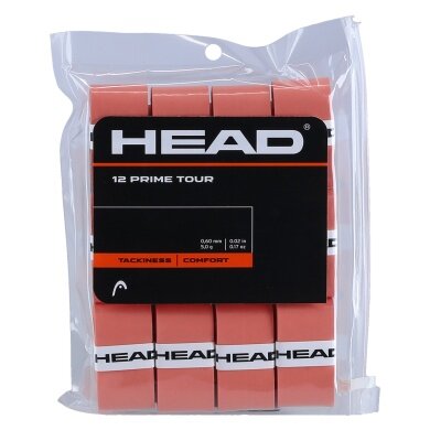 Head Overgrip Prime Tour 0.6 mm (Komfort, Przyczepność) łososiowy 12 sztuk w opakowaniu