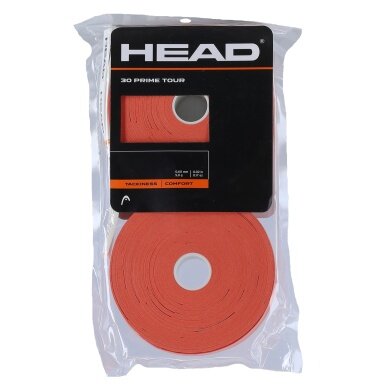 Head Overgrip Prime Tour 0.6 mm (Komfort, Chwytność) łososiowy 30 sztuk w opakowaniu