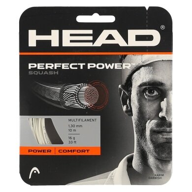 Head Squashowa struna Perfect Power 1.30 biała 10m zestaw