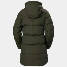 Helly Hansen zimowy płaszcz Adore Puffy Parka (bardzo ciepły, izolacja High Loft) ciemnozielony Damski