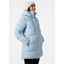 Helly Hansen zimowy płaszcz Adore Puffy Parka (bardzo ciepły, izolacja High Loft) jasnoniebieski Damski