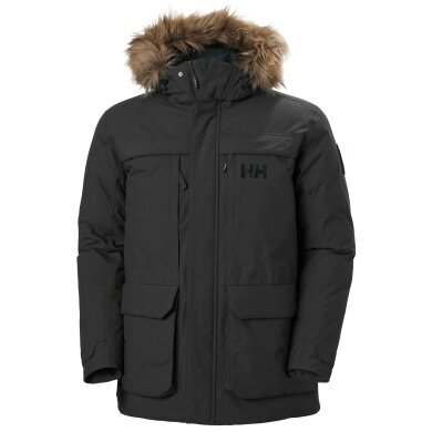 Helly Hansen Zimowy Parka Nordsjo (bardzo ciepły, wiatroszczelny i wodoodporny, oddychający) czarny Mężczyźni