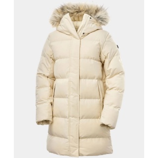 Helly Hansen Zimowy Puchowy Płaszcz Blossom Puffy (ciepły, wodoodporny) kremowy dla kobiet