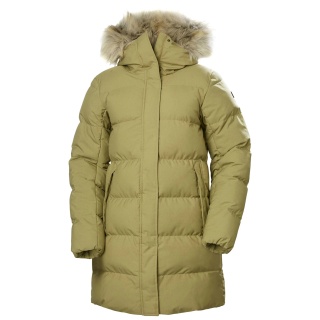 Helly Hansen Zimowy Puchowy Płaszcz Blossom Puffy (ciepły, wodoodporny) szałwiowy dla kobiet