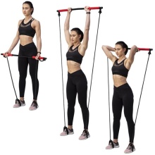 HMS Fitness Stojak do Pilates DC30 92cm, do 13kg czarny/czerwony