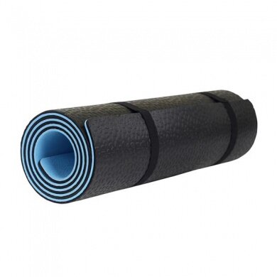 HMS Fitness YM06 Mata fitness/joga Premium niebiesko/czarna 180x60x0,8cm