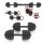 HMS Fitness SGX140 (3 części) Pro Set 6-w-1 z ciężarami 40kg