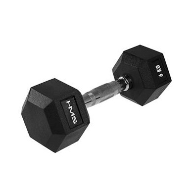 HMS Fitness Hex Pro Hantla 6kg - 1 sztuka