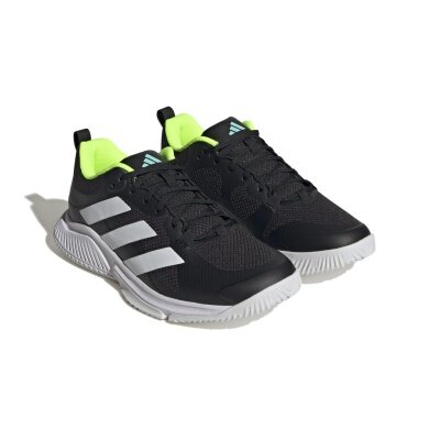 adidas Halowe buty do tenisa Court Team Bounce 2 czarne/białe damskie