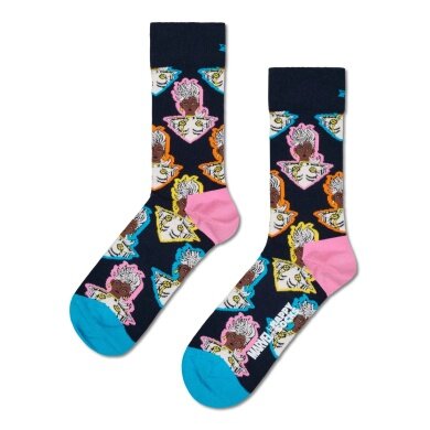 Skarpetki Happy Socks codzienne Crew Marvel X-Men Storm granatowe - 1 para