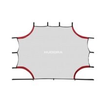 Hudora piłkarska ściana do strzałów czerwona - 2,13m x 1,52m