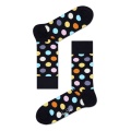 Happy Socks Skarpetki dzienne Crew Big Dot czarne - 1 para