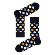 Happy Socks Skarpetki dzienne Crew Big Dot czarne - 1 para