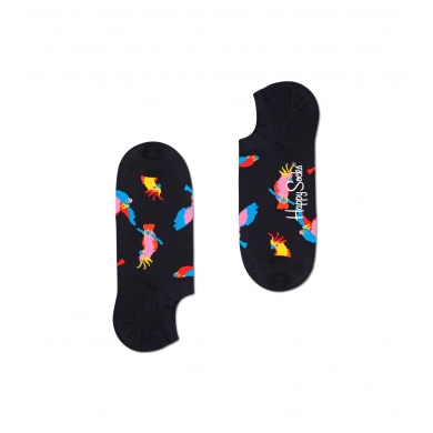 Happy Socks Skarpetki No Show Sneaker Kakadu (Kakadu) czarne - 1 para