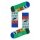 Happy Socks Skarpetki dzienne Crew Fair Isle zielone - 1 para