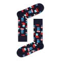 Happy Socks Skarpetki codzienne Crew Holiday Shopping (Boże Narodzenie) czarne - 1 para