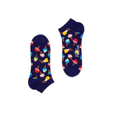 Happy Socks Skarpetki dzienne Sneaker Lody (Lodowa tuba) granatowe - 1 para