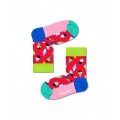 Happy Socks Skarpetki Dziecięce Crew Ice Cream (Lody) magentarot - 1 Para