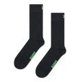 Happy Socks Skarpetki dzienne Crew Solid czarne - 1 para