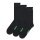 Happy Socks Skarpetki dzienne Crew Solid czarne - 3 pary