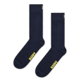 Happy Socks Skarpetki dzienne Crew Solid granatowe - 1 para