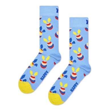 Skarpetki Happy Socks Tagessocke Crew Jajko (Osterei) jasnoniebieskie - 1 para