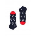 Happy Socks Skarpetki dzienne Sneaker Big Anchor (Kotwica) granatowy/biały/czerwony - 1 para