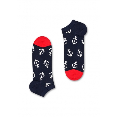 Happy Socks Skarpetki dzienne Sneaker Big Anchor (Kotwica) granatowy/biały/czerwony - 1 para