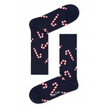 Happy Socks Skarpetki dzienne Crew Candy Cane (Cukrowa laska) granatowe - 1 para