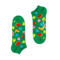 Happy Socks Skarpetki Dzienna Sneaker Owoce (Owoce) zielone - 1 para