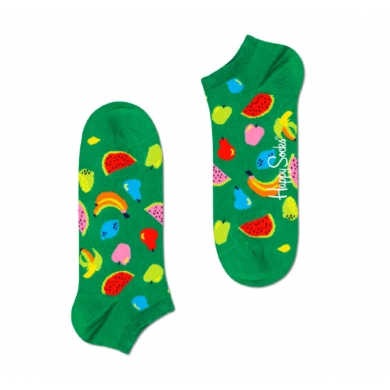 Happy Socks Skarpetki Dzienna Sneaker Owoce (Owoce) zielone - 1 para