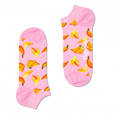 Happy Socks Skarpetki dzienne Sneaker Banan różowy - 1 para