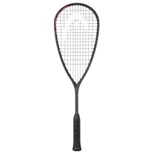 Head Rakieta Squash Speed 135 SB (Slimbody) 135g/z ciężarem na rękojeści 2023 czarna - naciągnięta -