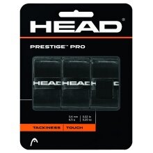 Head Overgrip Prestige Pro (klejący, gładki) 0.6mm czarny 3 szt.