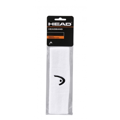 Head Opaska Headband Logo biała - 1 sztuka