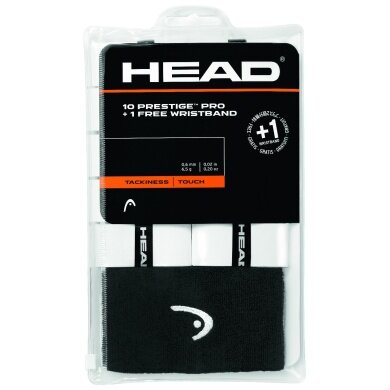 Head Overgrip Prestige Pro 10 sztuk biały + opaska na pot  z logo