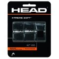 Head Overgrip Xtreme Soft 0.5mm (Uniwersalny/gładki/perforowany/chropowaty) czarny 3 szt.