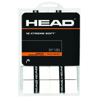 Head Overgrip Xtreme Soft 0.5mm biały 12 sztuk w opakowaniu